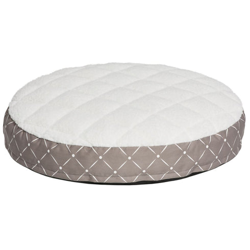 Midwest Round QuietTime Couture Mushroom Empress Mattress 28" - Poudre Pet and Feed Supply